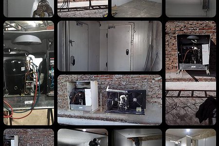 Instalación cámara frigorifica de baja y media temperatura